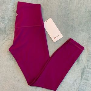 Lululemon Align HR Pant 25” (Deep Fuschia)